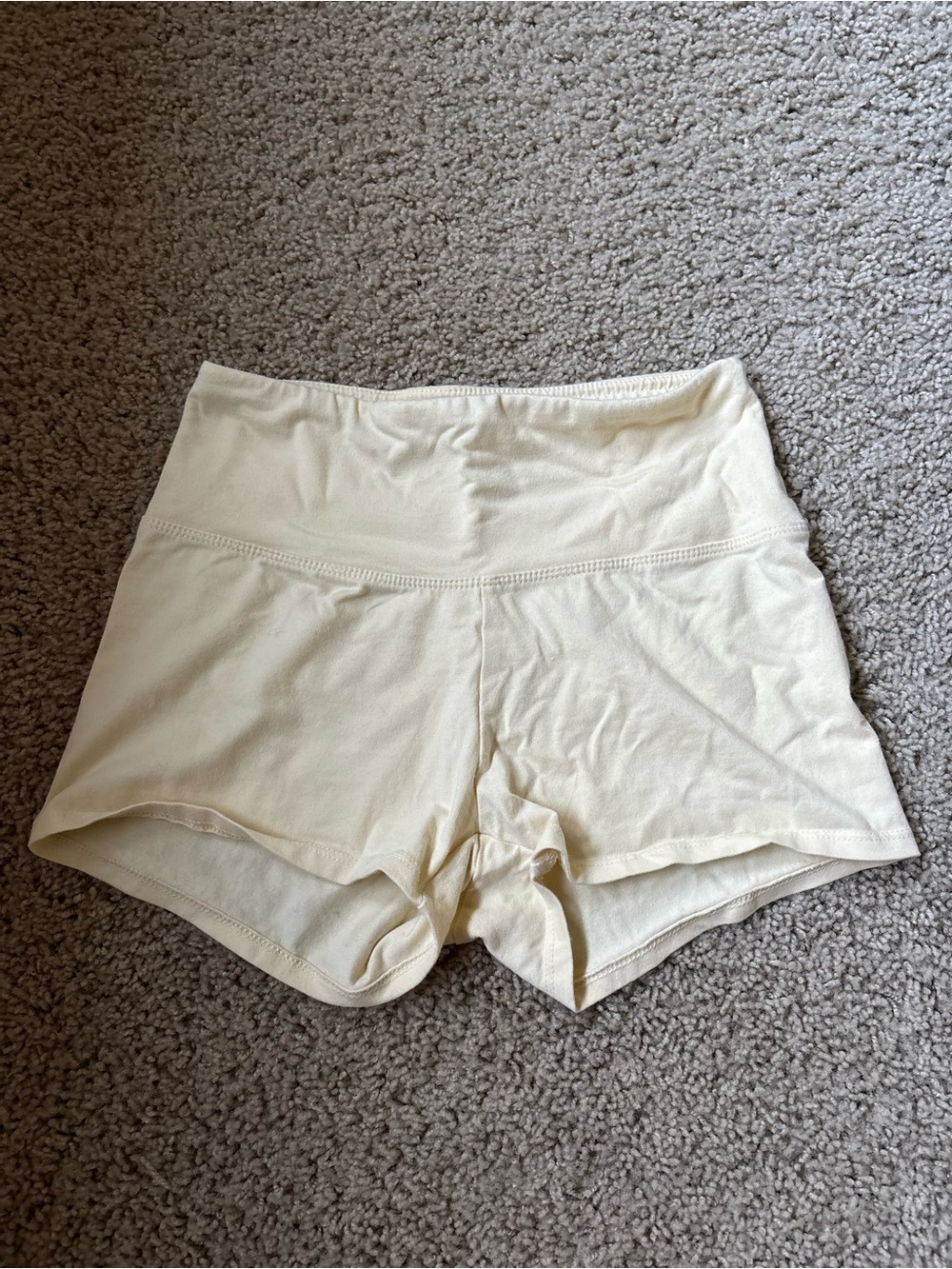 wild fable Light Yellow Athletic High-Waist Shorts